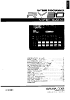 Yamaha RY-30 - Service Manual 